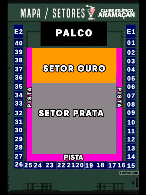 Mapa do evento - Guilherme Arantes em Santo André